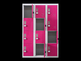 12-Door Locker for Office Gym Shed School Home Storage - 4-Digit Combination Lock V63-838921