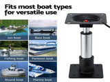 Seamanship Boat Seat Pedestal 3446cm Adjustable Gas Lift 360 Degrees Swivel 2 Pack BS-PED-GL-3446-BKX2