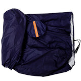 Dark Blue All Weather Car Cover Fit for Outdoor Sun Rain and Snow Protection V1366-AZ2-W-18395