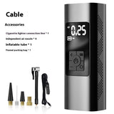 black Tire Portable Air Compressor,Portable Air Pump For Car Tires,Display Portable Tire V1366-AZ2-W-08149