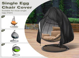 420D Patio Egg Chair Cover with Zipper,Outdoor Hanging Egg Chair Cover,UV V1259-DP01-A-2858
