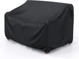 Waterproof Garden Bench Cover for 2 Seater Bench Black, 264 x 102 x 89 cm V1237-ZY-818-126