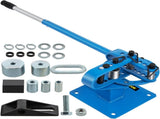 YP-9 Manual Bender, Soild Round Square Bar Metal Bender with 7 Dies, Metal Rod Bar Bender V952-SDWGJ1-3INCH00001V0