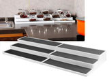 3 Tier Spice Rack Expandable Step Shelf Kitchen Organizer for Cabinet Countertop Use V1294-YM0901-3117200170711
