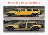 Jeep Tube, 4-Door, Hunting Style Jeep Tubular Door with Heavy-Duty Hinges & OE Latch, Jeep V952-JPCGM4M0718JHPWJ8V0