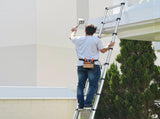 3.8m Telescoping Ladder, Aluminum Lightweight Multi-Purpose Collapsible Extension, One-Touch V952-SSLTNLSLKJBF2VP1Z001V0