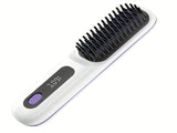 Cordless Hair Straightener Brush Dual 2000mAh batteries for long-lasting power, fast heating, V1102-ZFQ001