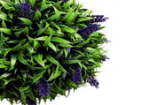 Lambu Artificial Plants Faux Lavender Topiary Set of 2 for Front Door Green UM1292-2PC-AU