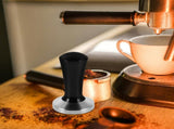 Manual Stainless Steel Coffee Tamper with Flat Base Comfortable Grip for Home Espresso Brewing V1192-AZ-W-25228