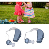 2 Pcs Rechargeable Hearing Aid Sound Amplifier with Noise Reduction Function for Adults and Seniors, V1237-ZY-715-370