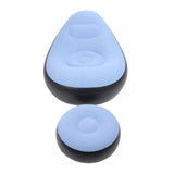 Inflatable Lounge with Foot Stool PVC Flocking Folding Inflatable Couch Blow Up Lounger Sofa V1294-YM0901-3116250000511