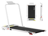 Everfit Treadmill Electric Walking Pad Incline Under Desk 380mm White TMILL-380H-INC-WH