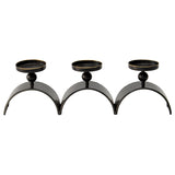 Elementals Three Arch Pillar Candle Holder 48cm V637-19700CDL