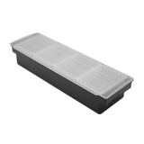 Condiment Caddy Durable Plastic Transparent Lid Detachable Design Multifunction Bar Fruit Caddy for V1294-YM0716-3118220150711