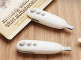 2Pcs White Mini Bag Sealer V1221-XM-MNFKJ-01