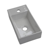 Small Compact Bathroom Cloakroom Hand Wash Basin Sink Ceramic Wall Hung V63-952321