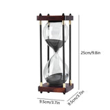 Glass Hourglass Timer, 30 Minutes Hourglass Sand Timer, for Ornament Decoration Xmas New Year V1366-AZ2-W-12542