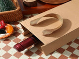Paper Bags with Handles for Drinks Storage, 24 Pieces, Single Vessel Size 11 x 35 cm V1192-AZ-W-27792