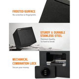 Piggy Bank For Adults, Stainless Steel Combination Reusable Safe, Metal Money Box with Combination V1366-AZ2-W-16250
