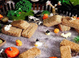 24 Pcs Mini Hay Bales Fall Harvest Decorations Small Decorative Straw Bale for Dollhouse,Western V1369-AZ3-W-11547