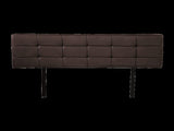 PU Leather Queen Bed Deluxe Headboard Bedhead - Brown V63-768255