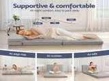 Giselle Foldable Mattress Folding Sofa Bed 4-fold Sleeping Camping Cushion Mat FOAM-MFM-LOGI-LI-GY
