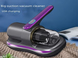 purple Wireless Mite Removal Vacuum Blue Light Sterilization, Deep Cleaning for Beds & Cars, Long V1232-CMXCJ002