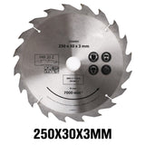 4x 250MM Circular Saw Blade 20T Disc Saw Blade Wood Timber Cutting 30/20/16mm V465-250303X4