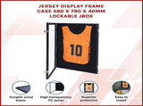 Jersey Display Frame Case 590 x 790 x 40mm Lockable JBox V63-932101