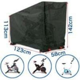 Waterproof Exercise Bike Cover - 123 x 58 x 113/142 cm - Dustproof and Sunproof - for Outdoor V1237-ZY-203-2455