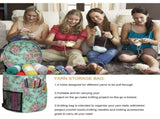 Portable Yarn Storage Knitting Tote Bag Yarn BagsCrochet Hooks,Knitting Needles Organizer V1370-AZ4-16592
