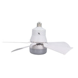 Ceiling Fan Light Dimmable 3 Wind Speed Timer E26 Screw in Ceiling Fan with LED Light for Bedroom V1294-YM0901-3119240075612