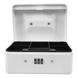 White Cash Safe Box Combination Lock Home Office Secure Storage V1369-AZ3-W-22507