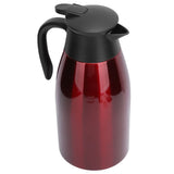 2L Insulation Pot Stainless Steel Vacuum Thermal Kettle Jug for Home Office TravelRed V1294-YM0718-3118210026311