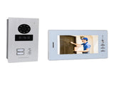 Wired Video Doorbell System 7 Inch Color HD Screen Visual Intercom Doorbell Swipe Card Intelligent V1294-YM0901-3114240047712