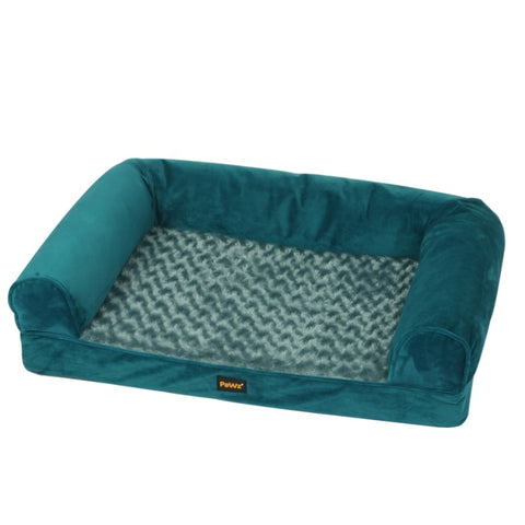 PaWz Pet Bed Sofa Dog Beds Bedding Soft M Blue Medium PT1027-M-BL