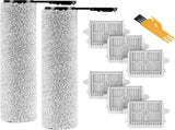 Soft Roller Brush and Vacuum Filter Replacement Compatible with Roborock F25/ F25 ACE/ F25 ALT/ F25 V1258-DP02-F-794