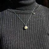 Gift Box - Aroma Necklace White Gold - Planet Stardust Crystal Purify Oil Blend V760-GBAJ - 10