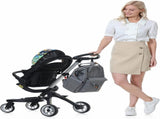 Extra wide opening and dual zippers Care Diaper Bag Backpack for Girl/Boy, Wide Opening, V1366-AZ2-W-03599