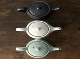 Teapot 400ml Matte Black Glaze V637-C4112