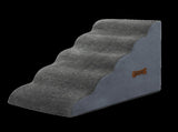Pawz 5 Steps Pet Stairs Dog Ramp High Density Foam Grey PT1268-5-GY_NZ