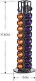 40 Coffee Capsules Holder, Rotating Coffee Pod Holder Stand, Compatible with Nespresso, Elegant V1237-ZY00B07XB5WNPT