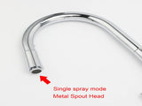 WELS Chrome Pull Out Kitchen Sink Tap Round Basin Mixer Faucet Flexible Spout V1233-KRD515CR