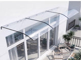 Instahut Window Door Awning 0.4mx3m Transparent AWN-04X3-CLR