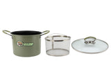 Deep Fryer Pot with Filter Basket 3L Oil Filter Pot Multifunctional Carbon Steel Frying Pan for V1294-YM0901-3118240243011