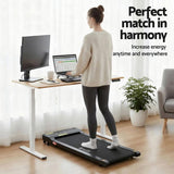 Artiss Electric Treadmill with 140cm Automatic Standing Desk Walking Pad 400mm SDTM-114G-WHNT-140-400PAD