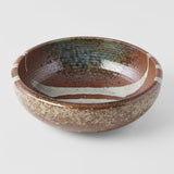 Bowl Thick Edge 24cm Striped Earth Glaze V637-C2870