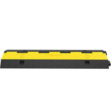 Cable Protector Ramp, 5 Packs 2 Channels Speed Bump Hump, Rubber Modular Speed Bump Rated 11000 LBS V952-DLBHQXSLX5PCSZUIBV0