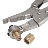 Refrigerant Recovery Clamp - Air Conditioning Refrigerant Recovery Refrigeration Pipe Locking Clamp V1370-AZ4-03518