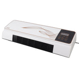 Electric Fan Heater ABS PP Wall Mounted Mini Heating Cooling Machine with Remote Control for Bedroom V1294-YM0706-3113230196212